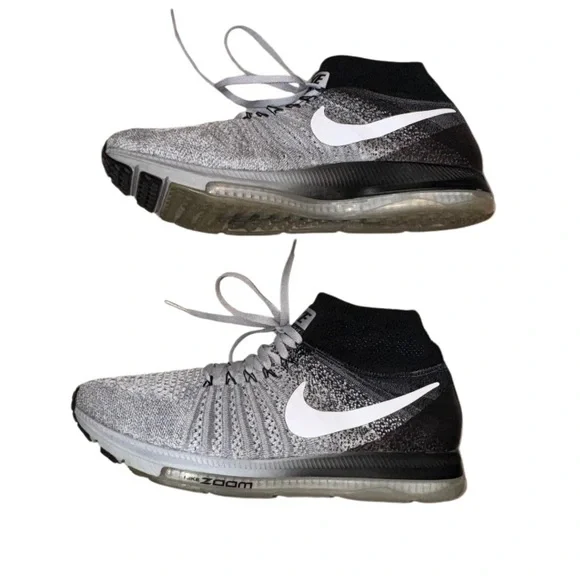 NIKE ZOOM ALL OUT FlyKnit wolf grey men’s tennis shoes sneakers size 11.5